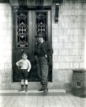 Jean Gabin,enfant avec son p&egrave;re &agrave; M&eacute;riel