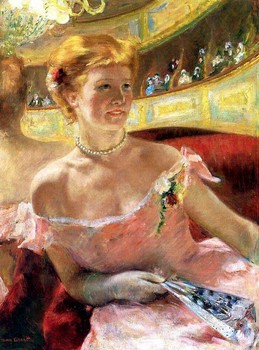 Femme aux colliers de perles M. Cassatt